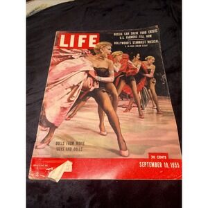 Lot Of 7 1955/1958 Life Magazines (2A)